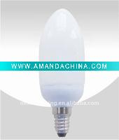 Wholesale IC Mini CFL candle lamp shade (YPZ-9W-Candle)