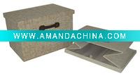 Wholesale foldable storage box with lid