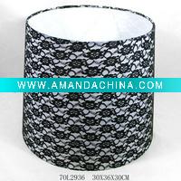 black lace fabric Lamp Shade