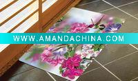 Wholesale floral strikingly attractive Rug/door mat(2DM0199)
