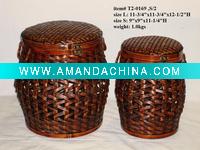 Wholesale bamboo storage boxes with Lid