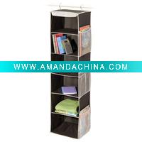 Wholesale HR1011 6-shelf Hanging Closet Organizer/Nonwoven storage box