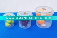 Wholesale three-piece clear plastic storage box