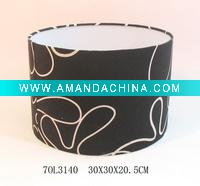 Wholesale round black lamp shade