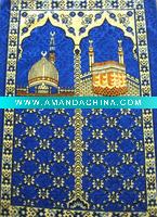 Wholesale polyester blanket(prayer blanket,prayer rug,prayer mat)