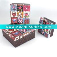 Wholesale square gift storage box