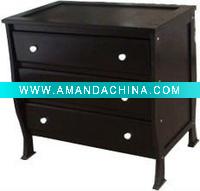 Wholesale good quality & best seling walnut wooden baby dresser