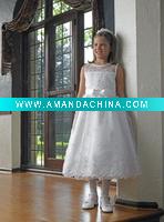 Wholesale Flower gril dress , little queen dress , girl dress , baby dress , child dress, FS-251