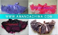 Wholesale nylon chiffon pettiskirt