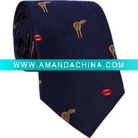 Wholesale Animal Necktie, Pure Silk woven tie