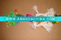 Wholesale Wooden colorful bird toy/cage accessories