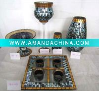 Wholesale Glass Mosaic Candle Holder