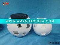 Wholesale white ceramic candle holders for home decoration