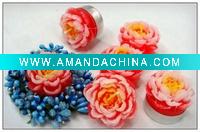 Wholesale Art flower floating candle