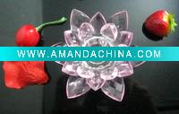 Wholesale Lotus crystal Candle Holder