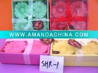 Wholesale art craft floating candle set gift