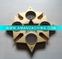 Wholesale Christmas Wooden Candle Holder Candle Holder