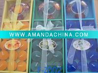 Wholesale art craft floating set candle gift