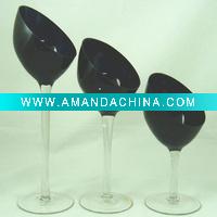 glass hurricane candle holders
