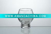 Wholesale clear glass candle bowl
