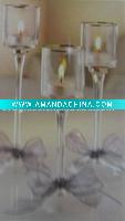 glass candle holder