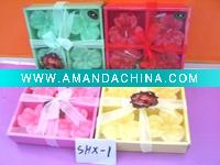 Wholesale art craft floating candle set gift