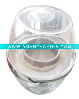 Wholesale Hotel Glass Candle Holders