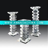 Wholesale superior crystal candle holder