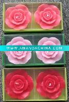 Wholesale craft rose candle