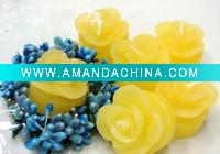 Wholesale Art flower floating candle