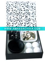 Wholesale black/white candle gift set