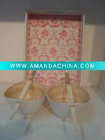 Wholesale Lacquer tray set
