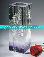 charming crystal home decoration vase