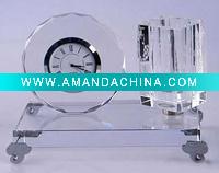 Wholesale pen holder , business gift. home / office/ hotel decoration , crystal crafts