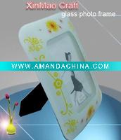 home decorative glass picture frame