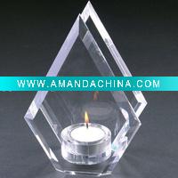 Wholesale home and wedding decoration crystal candlestick