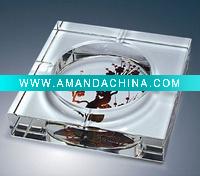 Wholesale ashtray , business gift. home / office/ hotel decoration , crystal crafts