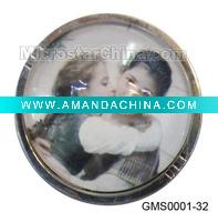Home decoration magnetic glass icebox sticker