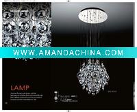 Wholesale Home decorative crystal pendant lamp