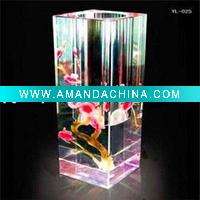 crystal vase decorations