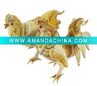 Wholesale Hen&Cock 90x67x45mm,78x70x34mm home decoration