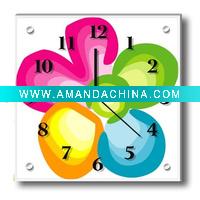 Wholesale Interior Decoration -Glass & MDF Clock