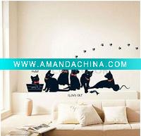 Wholesale Home decoration glass stickers affixed the tiles