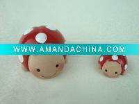 Wholesale Lovely Ceramic red glaze water animal ladybug party decorations