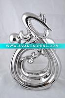 Wholesale pottery art decorations ,ceramic plate ,pottery abstract arts & crafts decoration arts