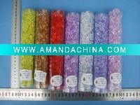 Wholesale transparent plastic stone party decoration