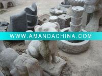 Wholesale granite stone dog decoration