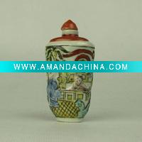 Wholesale ceramic&enamel snuff bottle
