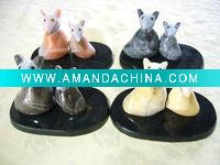 Wholesale mice stone desktop decor