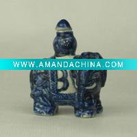 Wholesale ceramic&enamel snuff bottle